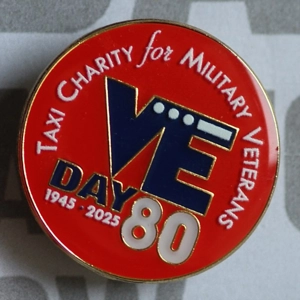 VE Day 80 Metal Pin Badge
