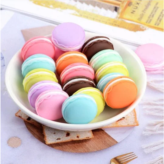 10 Pcs Cutest Ever Fake Realistic Prop Display Macaroons Macaron Meringue Candy Pastel Mix Kawaii Re