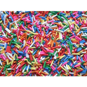 NEW Bright colours 20g Bag FAKE Polymer Clay Ice Cream Sprinkles 100's & 1000's Topping Craft DIY