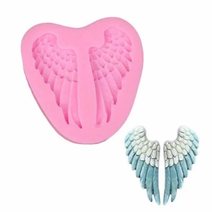 Wing Design DIY Food Grade Silicone Molds Fondant Cake Decoration Candle Soap