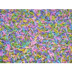 Pastel colours 20g Bag FAKE Polymer Clay Ice Cream Sprinkles 100's & 1000's Topping Craft DIY