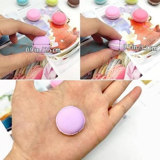 10 Pcs Cutest Ever Fake Realistic Prop Display Macaroons Macaron Meringue Candy Pastel Mix Kawaii Re
