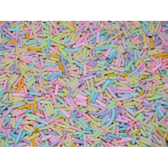Pastel Mix 20g Bag FAKE Polymer Clay Ice Cream Sprinkles 100's & 1000's Topping Craft DIY