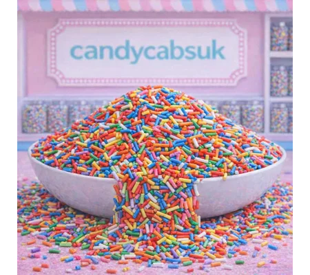 Bright colours 20g Bag FAKE Polymer Clay Ice Cream Sprinkles 100's & 1000's Topping Craft DIY