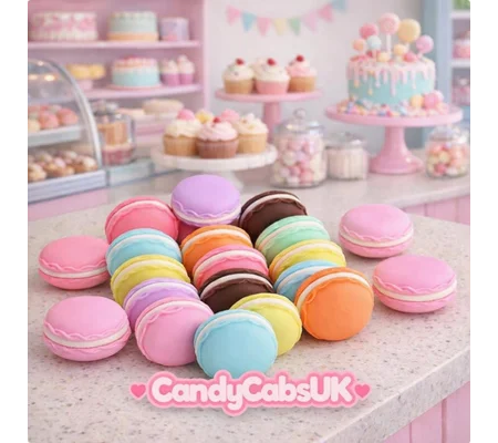 10 Pcs Cutest Ever Fake Realistic Prop Display Macaroons Macaron Meringue Candy Pastel Mix Kawaii Re