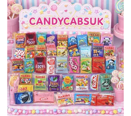 20 Pcs Mixed Fake Food Prop Resin Flatback Snacks Chocolate Crisps Sweets Candy