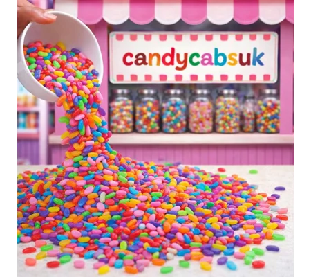 Wholesale Bulk Buy 100 Pcs Fake Prop TINY Mixed Jelly Beans Soft Rubber Sweets Fake Food Mixed Candy