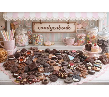 50 pcs Fun Mixed Resin & Clay Chocolate Mix Cookies Cakes Sweets Flatback 3D