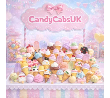 20 Pcs Ice Cream Lollys Popsicle Resin and Clay Cabochons Flatback and 3D