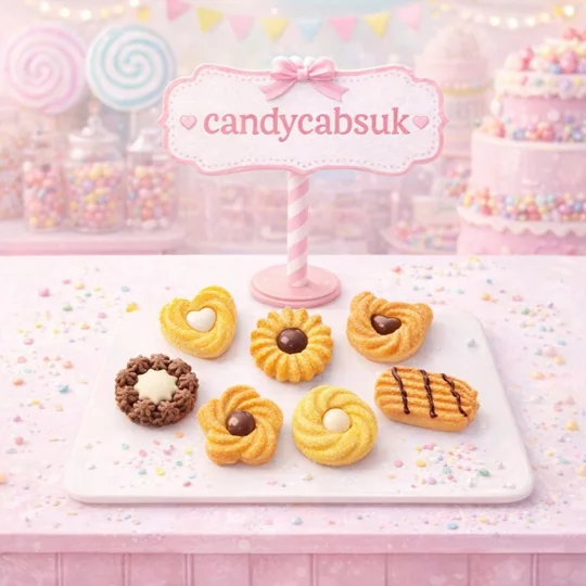 7 Pcs Realistic Prop Display FAKE Cookies Biscuits Treats Resin Cabochons
