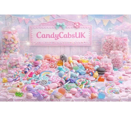 50 Pcs Luxury Candy Mixed FAKE Sweets Lollipop Macaroon Flumps Silicone Rainbows Resin & Clay