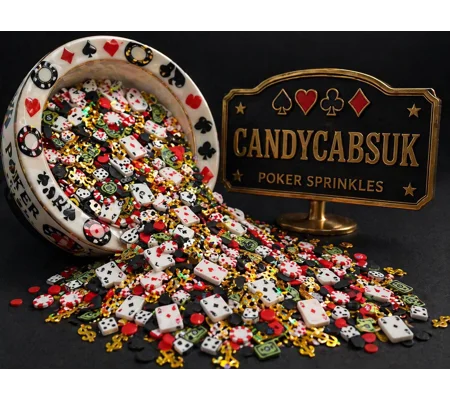 5g Bag Poker Night Mix Hearts Spade Club Diamond Dollars Bills Poker Chips Dice Playing Cards Polyme