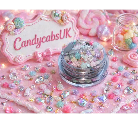 100 Pcs SUPER TINY Flowers Rhinestones Balls Pearls Resin Roses For Nail Art Charms Resin Craft DIY