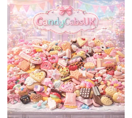 50 Pcs Cakes & Cookies Mixed Candy Resin Sweets Fake Flatback Food Dolls House Charms Cabochon