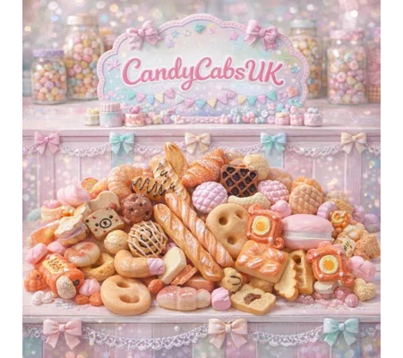 50 Pcs Bread & Cakes Mixed Candy Resin Sweets Fake Flatback Food Dolls House Charms Cabochon Choose