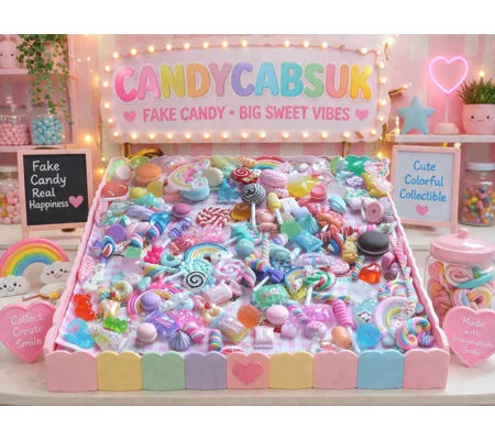50 Pieces Exclusive Mixed Fake Clay/Resin Lollipops Rainbows Flumps Sweeties Marshmallow Sweets