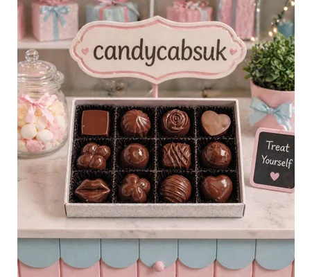 12 Pcs SO Realistic Prop Display FAKE Chocolates Treats Resin Cabochons Approx 20mm Box NOT Included