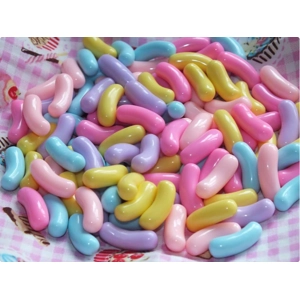10 Pieces Mixed Pastel Colours Exclusive NEW! Fake Jelly Bean Sweeties Sweets Resin Cabochon Kawaii