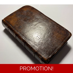 Novum Testamentum, 1714 Greek New Testament, Brown Calf Leather Binding