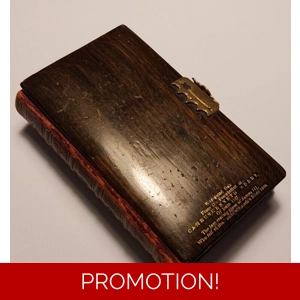 Book Of Common Prayer, Rare Oak Wood Covers From Cambuskenneth Abbey, Scotland