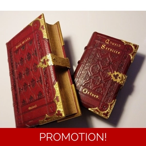 Oxford Holy Bible And Church Services Set, 1844, Stunning Fine Binding, Rare