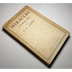 Miracles, A Preliminary Study By C S Lewis, 1947 First Edition With Dust Jacket