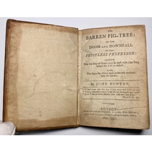 The Barren Fig Tree, John Bunyan, Author Of Pilgrims Progress, 1797 Scarce