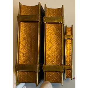 Holy Bible, Common Prayer, Eucharistica, 1849 Fine Binding Boxed Set Of 3, Rare