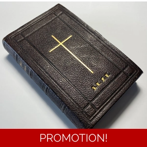 Common Prayer & Holy Bible, Leather Flap Binding, Pocket/Bag Size, Eyre & Spottiswoode