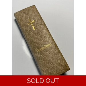 Miniature Finger Prayer Book, Common Prayer, c1922, Padded Cover Design, Oxford