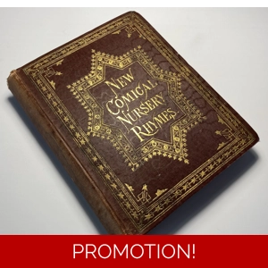 New Comical Nursery Rhymes, c1870, Illustrated Humorous Stories, Very Scarce Edition