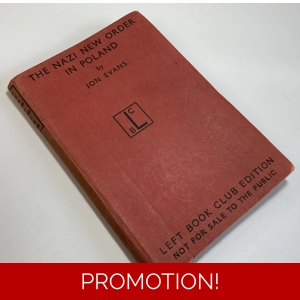 The Nazi New Order In Poland, By Jon Evans. 1941 Left Book Club Edition. Scarce.