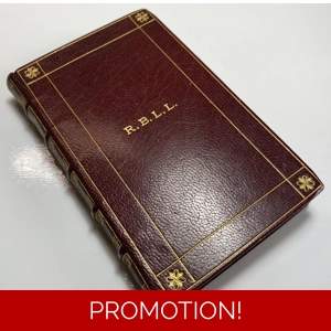 Oxford Book of Common Prayer, Bound by Orrin & Geer, Maroon Leather, Gilt Decoration, Oxford