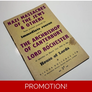 Nazi Massacres Of The Jews & Others, House of Lords Speeches 1943 by The Archbishop of Canterbury