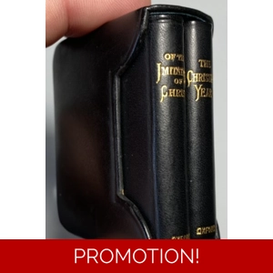 Imitation of Christ, The Christian Year, Set of Miniature Books, with slipcase, 1895