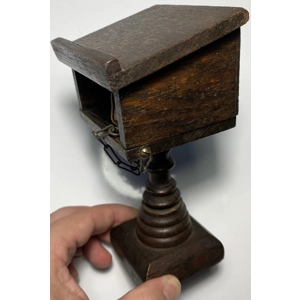 Miniature Holy Bible, Chained to a miniature lectern, 1919