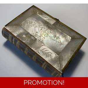 CHURCH SERVICES, Common Prayer & New Testament, Stunning Engraved Mother of Pearl Binding