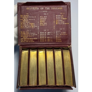 The Lansdowne Pocket William Shakespeare in Six Volumes, c1900, With Original Box. India Paper.