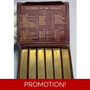 The Lansdowne Pocket William Shakespeare in Six Volumes, c1900, With Original Box. India Paper.