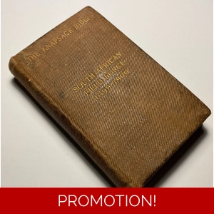 The Knapsack Bible, Boer War South African Field Force, 1899-1900 Soldiers Bible