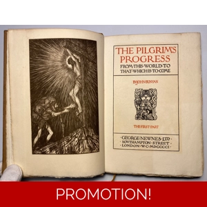 The Pilgrims Progress, John Bunyan, Ltd Ed 16/100, Edmund J Sullivan Signed