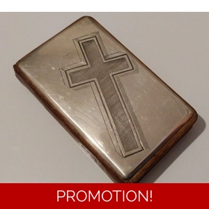 Book Of Common Prayer, Hallmarked Silver Front & Back Cover, 1904, Small