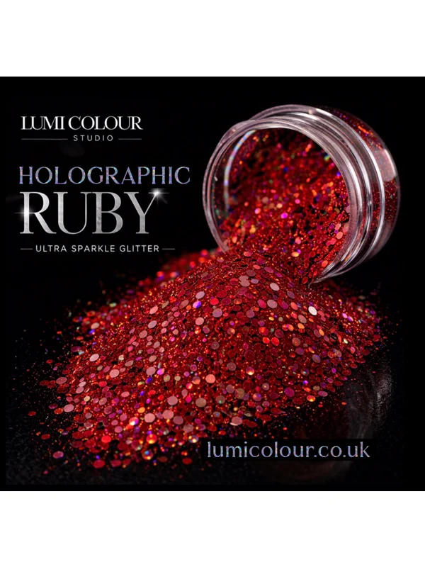 Ruby Holo Glitter