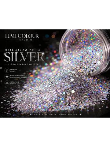 Silver Holo  Glitter