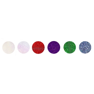 10g Christmas inspired Glitter Pouches set of 6