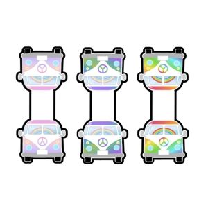 Camper magnetic bookmarks set of 3