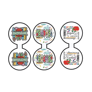 Best Teacher magnetic bookmarks set of 3