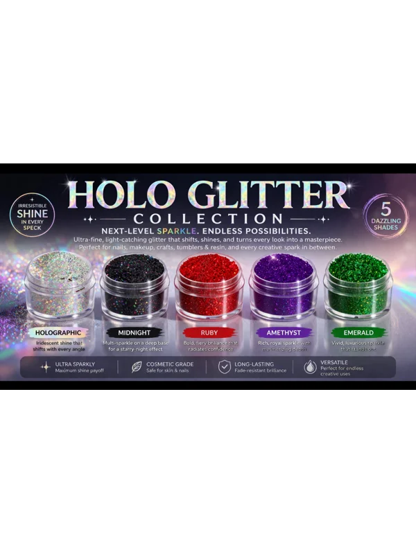 HOLO Glitter Edit Pop-Pots