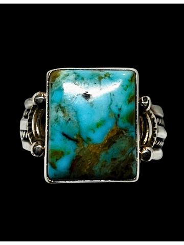 Native American Jewelry Sterling Silver Turquoise Ring