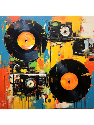 t-shirt  PQR Disques plusqueréel (plus qu' Apparéel Spring/Summer 2024 Collection)